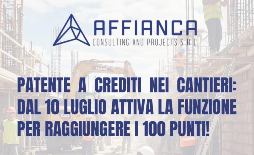 🔔 𝐏𝐚𝐭𝐞𝐧𝐭𝐞 𝐚 𝐜𝐫𝐞𝐝𝐢𝐭𝐢 𝐧𝐞𝐢 𝐜𝐚𝐧𝐭𝐢𝐞𝐫𝐢: 𝐝𝐚𝐥 𝟏𝟎 𝐥𝐮𝐠𝐥𝐢𝐨 𝐚𝐭𝐭𝐢𝐯𝐚 𝐥𝐚 𝐟𝐮𝐧𝐳𝐢𝐨𝐧𝐞 𝐩𝐞𝐫 𝐫𝐚𝐠𝐠𝐢𝐮𝐧𝐠𝐞𝐫𝐞 𝐢 𝟏𝟎𝟎 𝐩𝐮𝐧𝐭𝐢!