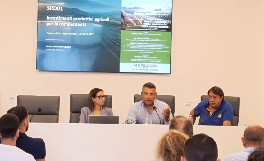 🌱 Grande partecipazione ieri a Candela per l’incontro sul Bando SRD01.05! 🌾