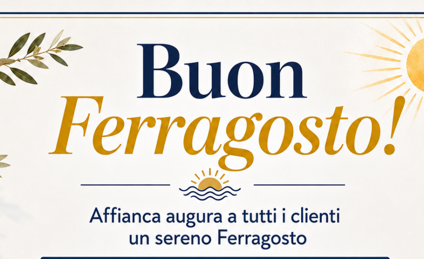 ☀️ Buon Ferragosto da Affianca! 🌊